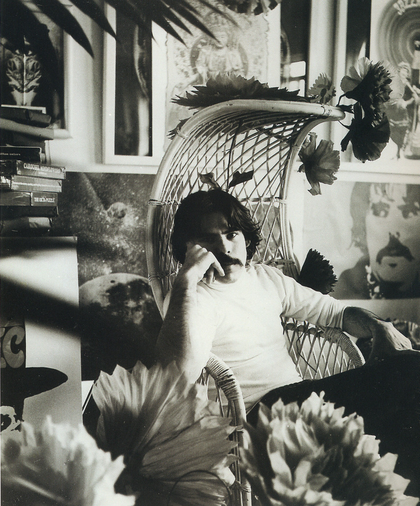 Peter Max in his studio in the 1960s. Courtesy The Art of Peter Max, Abrams, New York.