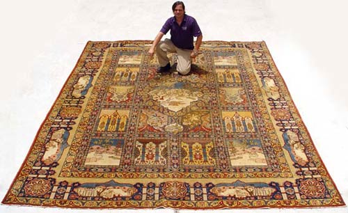 Persian Carpet, 146 by 114½ inches, Raymond Whyte estate.