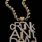 Lil’ Jon’s diamond, fancy yellow diamond and gold Crunk Ain't Dead pendant and necklace; estimate: $200,000-250,000. Image courtesy Phillips de Pury & Company.