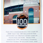 Orioles Commemorative Pin. Image By Catherine Saunders-Watson