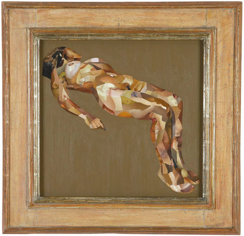 Jonathan Yeo, Ursa Minor, 2008, oil and collage on board, 76cm x 76cm, A Lazarides Extravaganza, Oct. 16, 2008. Courtesy Lazarides Gallery. Copyright Jonathon Yeo, 2008.