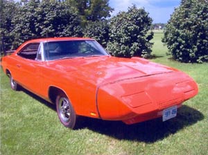 First Dodge Daytona shipped from Detroit in 1969. Image courtesy Gordon Estate Services.
