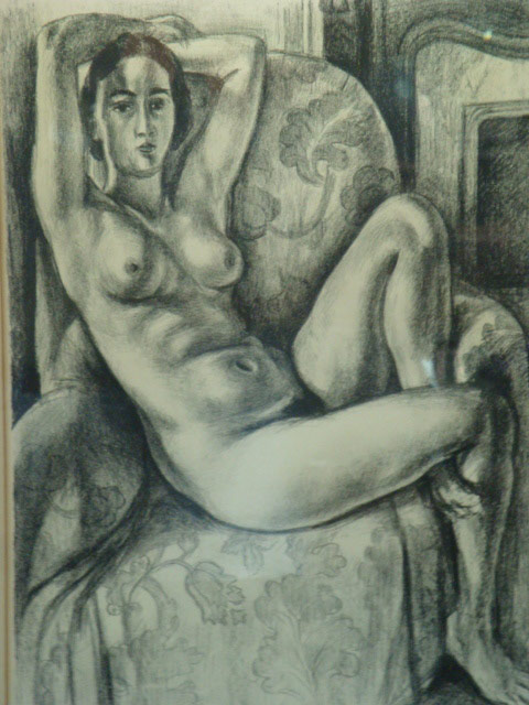 Matisse 1925 Lithograph. Image courtesy Clarke Auction Gallery.