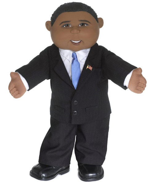 Cabbage Patch Kids Barack Obama doll. Courtesy Jakks Pacific.