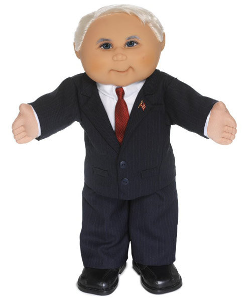 Cabbage Patch Kids John McCain doll. Courtesy Jakks Pacific.