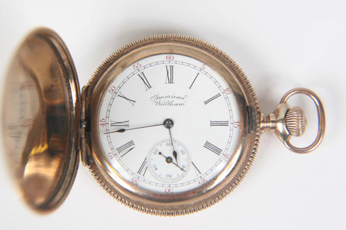 Antique 1891 Waltham gold ladies’ pocket watch. Image courtesy Estate Roadshow.
