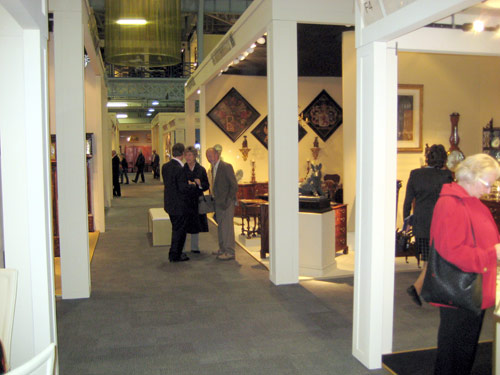 The Winter Olympia Fine Art & Antiques Fair, now in its 16th year. Photo by Auction Central News.