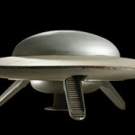 Original 82-Inch diameter hero United Planets Cruiser C-57D flying saucer filming miniature from Forbidden Planet. $80,000 - $120,000. Image courtesy Profiles in History.