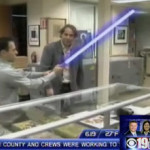Profiles in History's Joe Maddalena shows TV Guide's 411 the Luke Skywalker light sabre that recently sold in their December 11 auction.