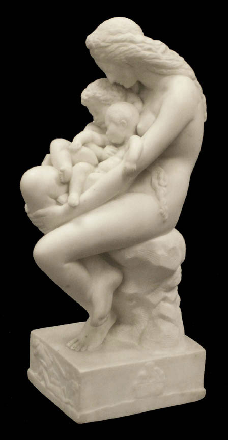 Auguste Hyacinth Debay, marble sculpture, 19 inches high. Est. $15,000-$20,000. Image courtesy William Jenack Auctioneers.