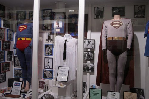 Superman items from a Superman and related superheroes-theme museum, to be sold March 14. Image courtesy Philip Weiss Auctions.