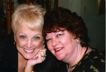 Show managers Yvonne Tucker (L) and Kay Puchstein (R) have teamed up with the attitude 'when we put our heads together we can do anything.' Image courtesy West Palm Beach Antiques Festival.