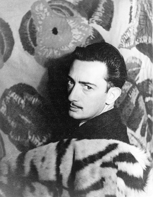 Salvador Dalí Photo by Carl Van Vechten taken November 29, 1939. Image courtesy Wikipedia.