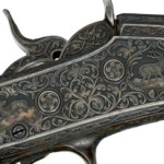 Remington No. 1 long-range exhibition-grade rifle, sold for $85,250. Image courtesy of Cowan's Auctions.
