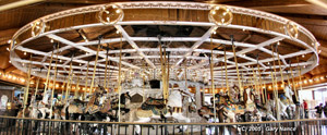 Artist keeps 100-year-old carrousel looking young