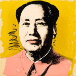 Mao Tse-Tung (Peach) by Andy Warhol, 1972, silkscreen, estimate $50,000-$80,000. Courtesy MOCA.