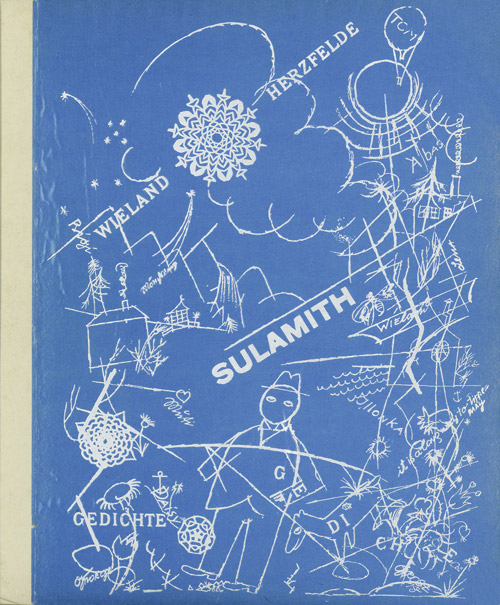 Wieland Herzfelde's book 'Sulamith,' with silver cover illustrations by George Grosz, sold for 7,000 Euro ($9,340). It was published in Germany by Malik. Image courtesy Galerie Bassenge.