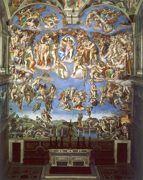 ‘The Last Judgement,’ Michelangelo, painted 1534-1541. Image courtesy The Vatican.