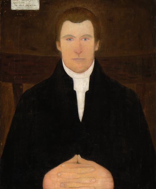 Roswell Clark, circa-1844 oil-on-canvas American portrait by unknown artist. Courtesy Columbus Museum of Art, Ohio: Museum Purchase, Howald Fund. 