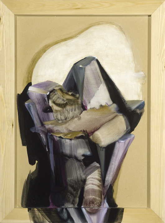 Vicky Wright 'Untitled III,' 2009, oil on board, 27 1/2in by 19 1/2 inches. Image courtesy Josh Lilley Gallery.
