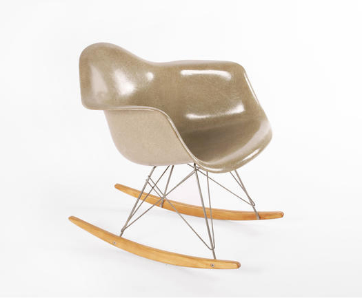 Herman Miller produced Charles and Ray Eames' Zenith RAR Rocker around 1950. Image courtesy MiMo Auctions.