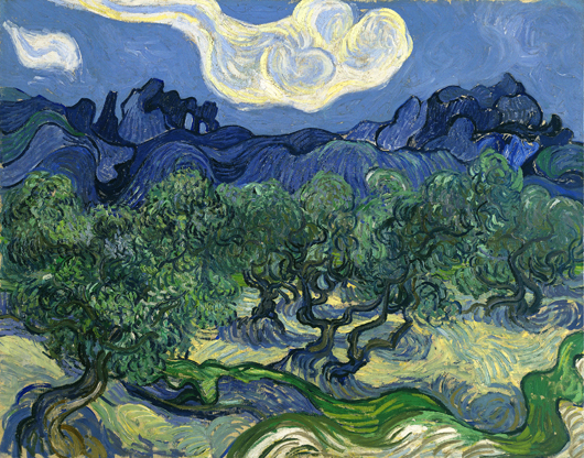 'The Olive Trees,' Vincent van Gogh, 1889, The Museum of Modern Art, New York.