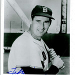 Autographed picture of famed Boston Red Sox slugger Ted Williams. Image courtesy LiveAuctioneers.com Archive.