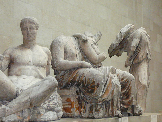 Statuary from the East Pediment. Courtesy Wikipedia.
