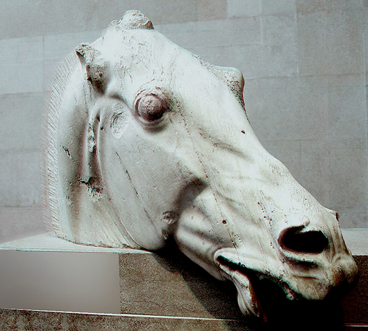 Parthenon Selene Horse. Courtesy Wikipedia.