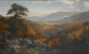 Autumn Landscape, Thomas Moran (1837-1926), image courtesy Crystal Bridges Museum of American Art.
