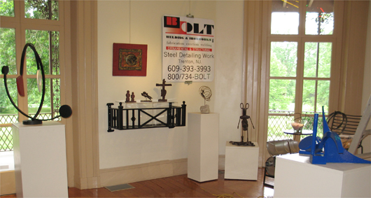 Historic Ellarslie Mansion in Cadwalader Park will be the showplace for ‘Made in Trenton,' including this display for Bolt Welding & Ironworks Inc. Image courtesy Trenton City Museum.
