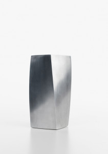 This 7 1/4-inch-high cube of brushed aluminum is the first in an edition of 100 produced for the Knoll Design Symposium in 1999. Image courtesy Wright.