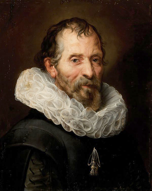 Portrait of bearded man in the manner of Sir Peter Paul Rubens (Flemish, 1577-1640), oil on wood panel, 20½ inches by 16½ inches. Sold through LiveAuctioneers for $17,060 against an estimate of $800-$1,200. Image courtesy LiveAuctioneers Archive and Jackson's International.