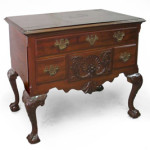 Pennsylvania Chippendale walnut lowboy, estimate $3,000-$5,000. Image courtesy of LiveAuctioneers.com and Stephenson's Auctioneers.