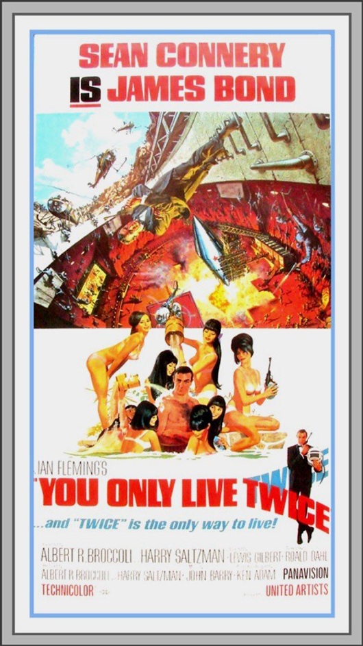 Bond is back and bigger than ever. This original giant three-sheet poster, 81 by 41 inches, promotes the 1967 James Bond film ‘You Only Live Twice' starring Sean Connery. Image courtesy Clark Cierlak Fine Arts.