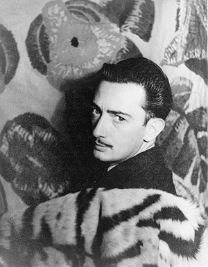 Salvador Dali, 1939, from the Carl Van Vechten photograph collection, Library of Congress