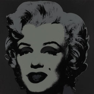 Andy Warhol’s Black Marilyn, 1967, artist’s proof, screenprint in colors, estimate $175,000-$200,000. Image courtesy LiveAuctioneers.com and Creighton-Davis Galleries.