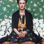 Nickolas Muray's iconic 1939 photograph of Frida Kahlo pictures the artist in a traditional Mexican dress. The carbon pigment print, which measures 14 3/4 by 10 1/8 inches, has a $10,000-$15,000 estimate. Image courtesy Phillips de Pury & Co.