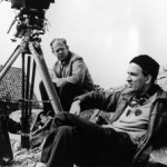 Swedish stage and film director Ingmar Bergman (1918-2007), and cinematographer Sven Nykvist (1922-2006) during the production of the 1960 film Through a Glass Darkly. Svensk Filmindustri (SF) press photo, photographer unknown. Source: Svenska filminstitutet.