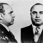 Chicago mob boss Al Capone's mugshot was taken June 17, 1931. Image courtesy of Wikimedia Commons.