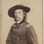 Mathew Brady's portrait of Maj. Gen George A. Custer captures the essence of the soldier's flamboyance and charisma. The carte-de-visite sold for $2,700 in 2007. Image courtesy of Cowan's Auctions.