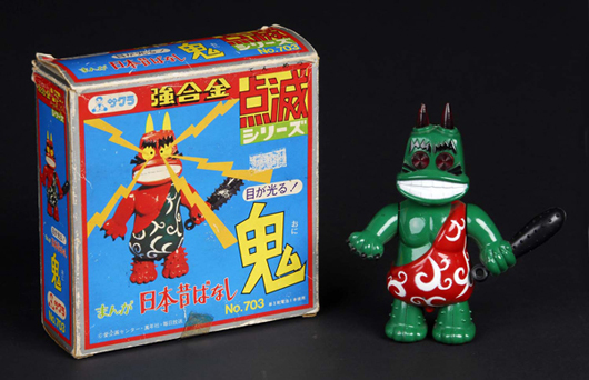 Oni, green version, from the Marc Solondz collection to be auctioned Nov. 13-14 by Dan Morphy Auctions.