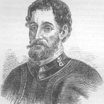 Image of Hernando De Soto (1496/97-1542) from 1881 Young Peoples' Cyclopedia of Persons and Places.