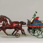 Althof Bergmann’s circa-1880 horse-drawn gig with driver, 15 inches long, $9,400.
