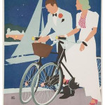 ‘Bermuda Every Friday’ – that’s a hot ticket. Adolph Triedler’s poster for Grace Lines dates to the early 1930s. Measuring 40 inches by 24 inches, the color lithograph has a $2,800-$3,200 estimate. Image courtesy Bloomsbury Auctions.
