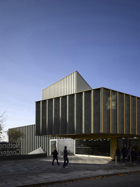 Nottingham Contemporary, the new contemporary art gallery by architects Caruso St. John, opens in the East Midlands city this week. Photo Richard Bryant. Image courtesy Nottingham Contemporary.