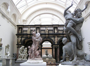 Interior view Victoria & Albert Museum. Public domain image courtesy Wikimedia Commons.
