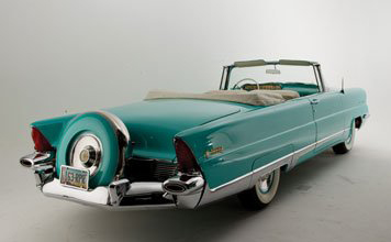 1956 Lincoln Premiere convertible, sold for $120,000 + buyer's premium on Jan. 18, 2008 by RM Auctions. Image courtesy LiveAuctioneers.com Archive and RM Auctions.
