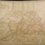 Map of Virginia found in $10 box of books that went on to sell for $23,400 at a Dec. 3 sale at Quinn's & Waverly in Falls Church, Va. Image courtesy of Quinn's & Waverly.