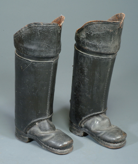 This pair of postillion's boots, reputedly once the property of Oliver Cromwell, made £3,800 ($6,100) at Dreweatt's November sale.